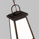 Founders 1 Light 7 inch Antique Bronze Outdoor Pendant