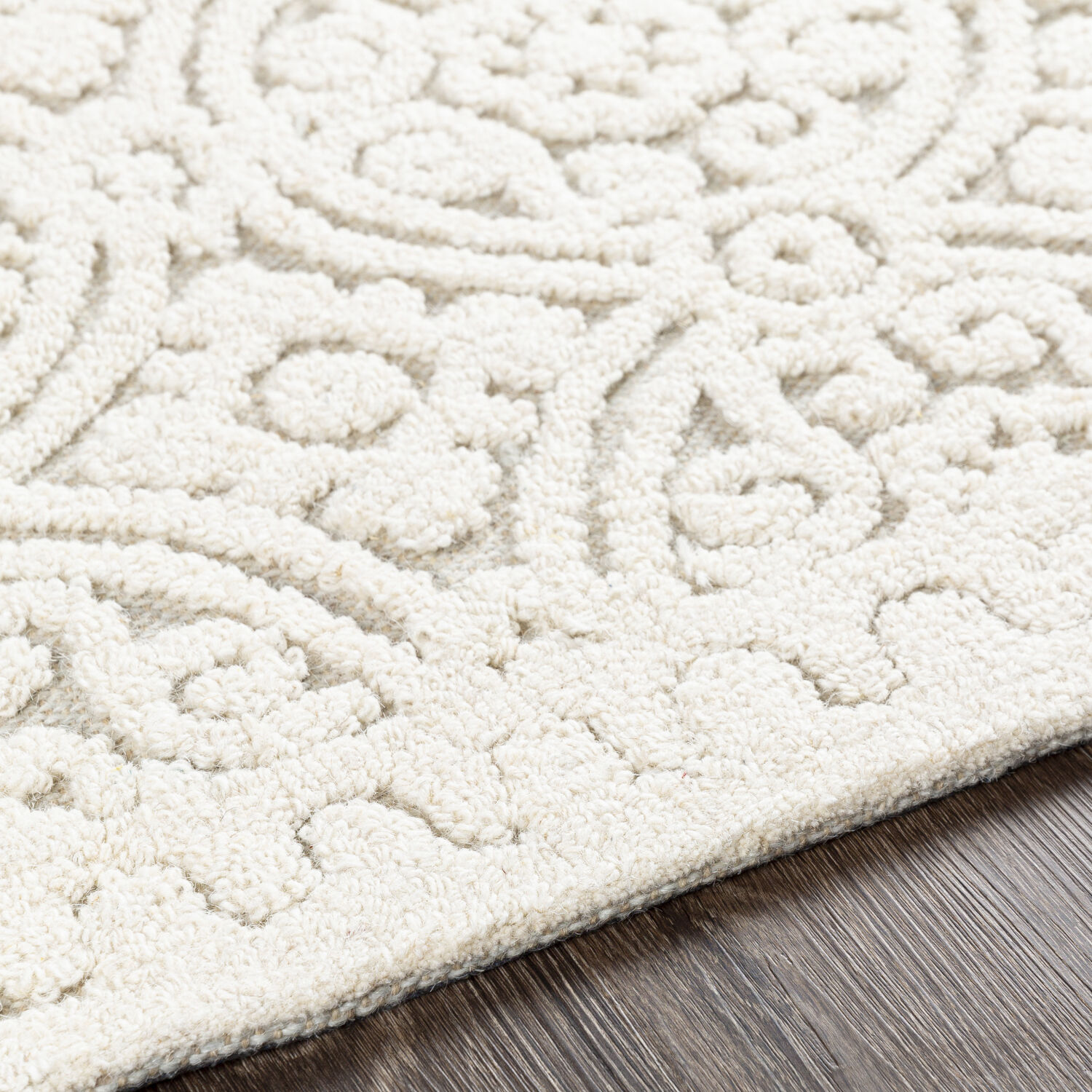 Oakland 36 X 24 inch Cream Rug in 2 x 3, Rectangle