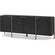 Kesden 86 X 18 inch Silent Black Sideboard, Wooden