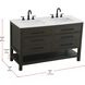 Karson 54 X 34 inch Mocha Brown Bathroom Vanity Cabinet in 2