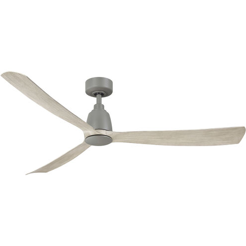 Kute 60 60 inch Antique Graphite with Light Oak Blades Fan-Uni