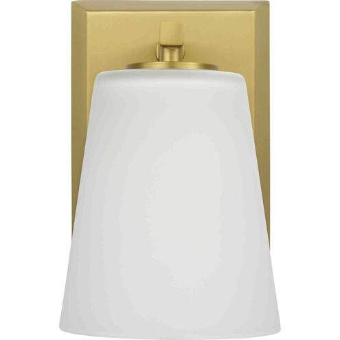 Vertex 1 Light 4.75 inch Brushed Gold Bath Light Wall Light