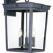 Belmont 3 Light 20 inch Graphite Outdoor Sconce