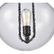 Monica 1 Light 16 inch Matte Black Pendant Ceiling Light