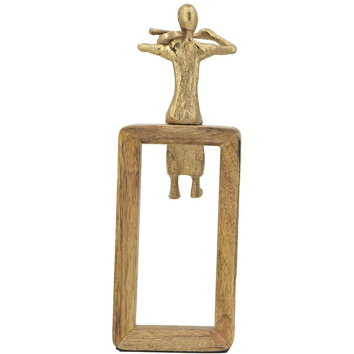 Musician Gold and Natural Figurine