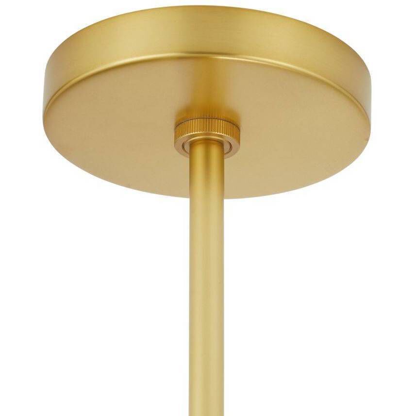 Genesis 5 Light 42 inch Antique Brass Chandelier Ceiling Light