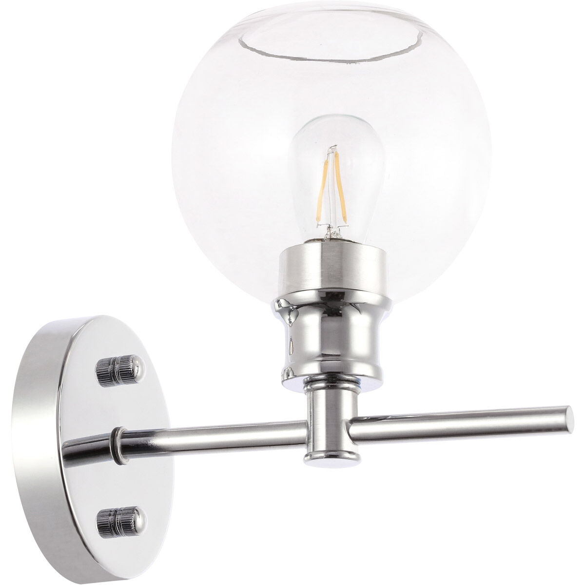Collier 1 Light 6 inch Chrome Wall sconce Wall Light