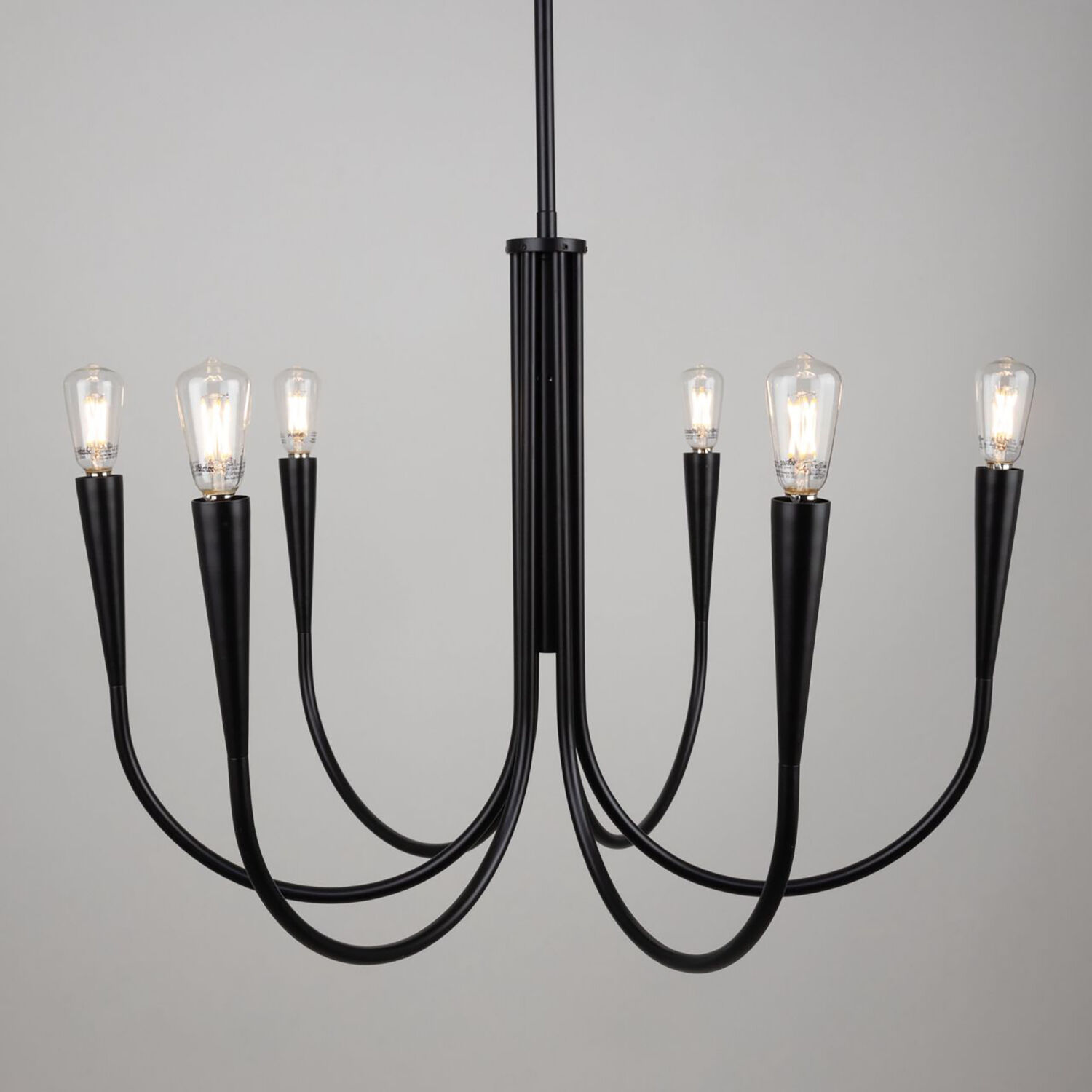 Bronte LED 24.5 inch Black Chandelier Ceiling Light