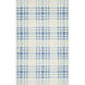 Happy Cottage 66 X 42 inch Seafoam, Bright Blue, Cream Rug