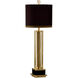 Frederick Cooper 33 inch 100.00 watt Antique Brass/Black Table Lamp Portable Light