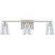 Valentin 3 Light 24 inch Brushed Nickel Vanity Light Wall Light