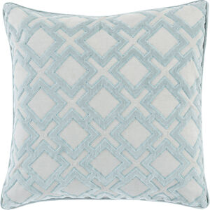 Alexandria 18 inch Ice Blue, Aqua Pillow Kit
