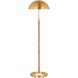 Christiane Lemieux Balleroy 56 inch 9.00 watt Burnished Brass Floor Lamp Portable Light