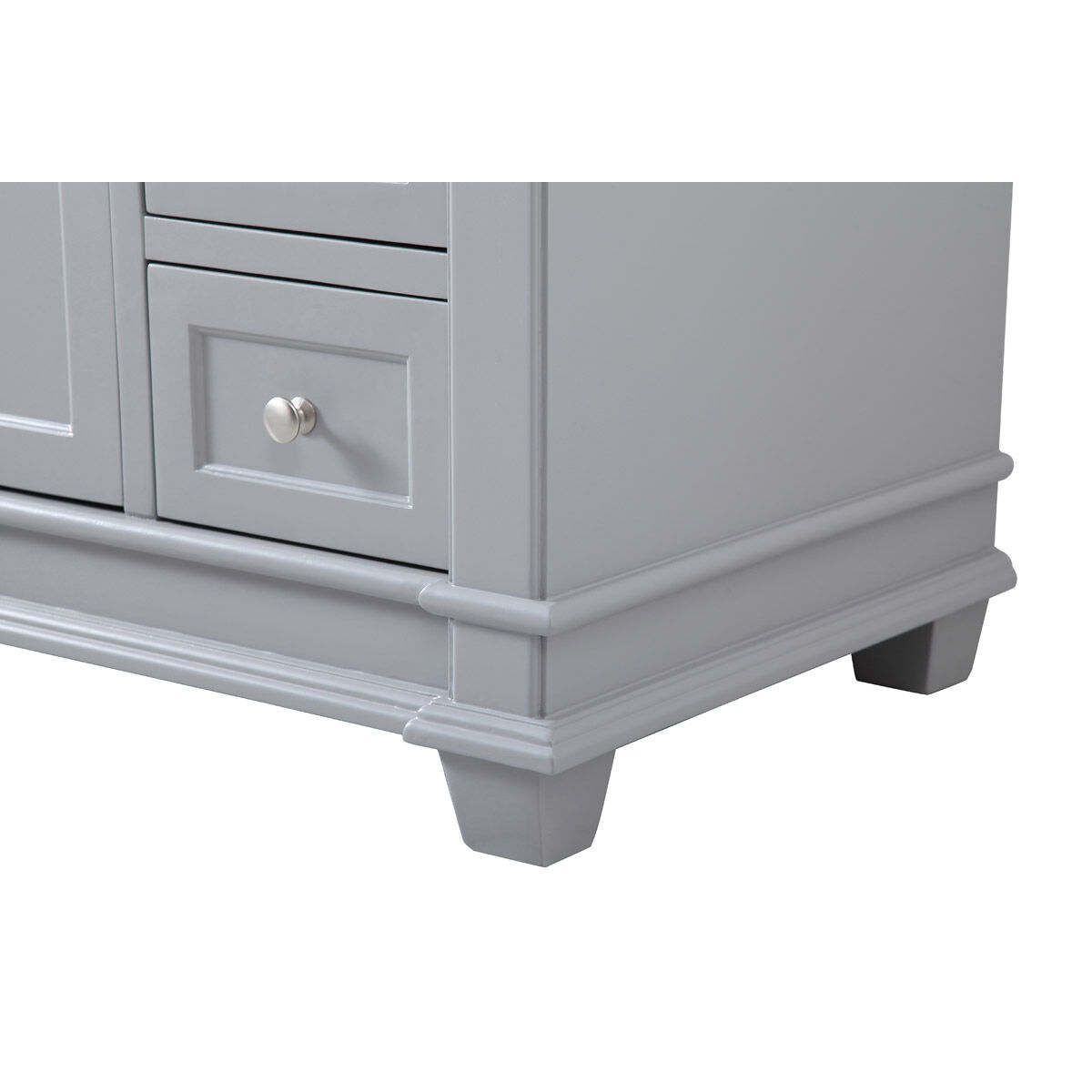 Wesley 48 X 21.5 X 35 inch Grey Vanity Sink Set in Gray