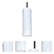 Stilo 9 1 Light Black Stem Pendant Ceiling Light