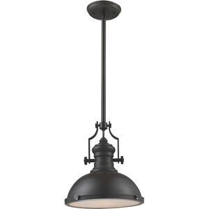 Chadwick 1 Light 13 inch Matte Black Pendant Ceiling Light