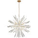Aisi 16 Light 36 inch Fawn Gold Pendant Ceiling Light