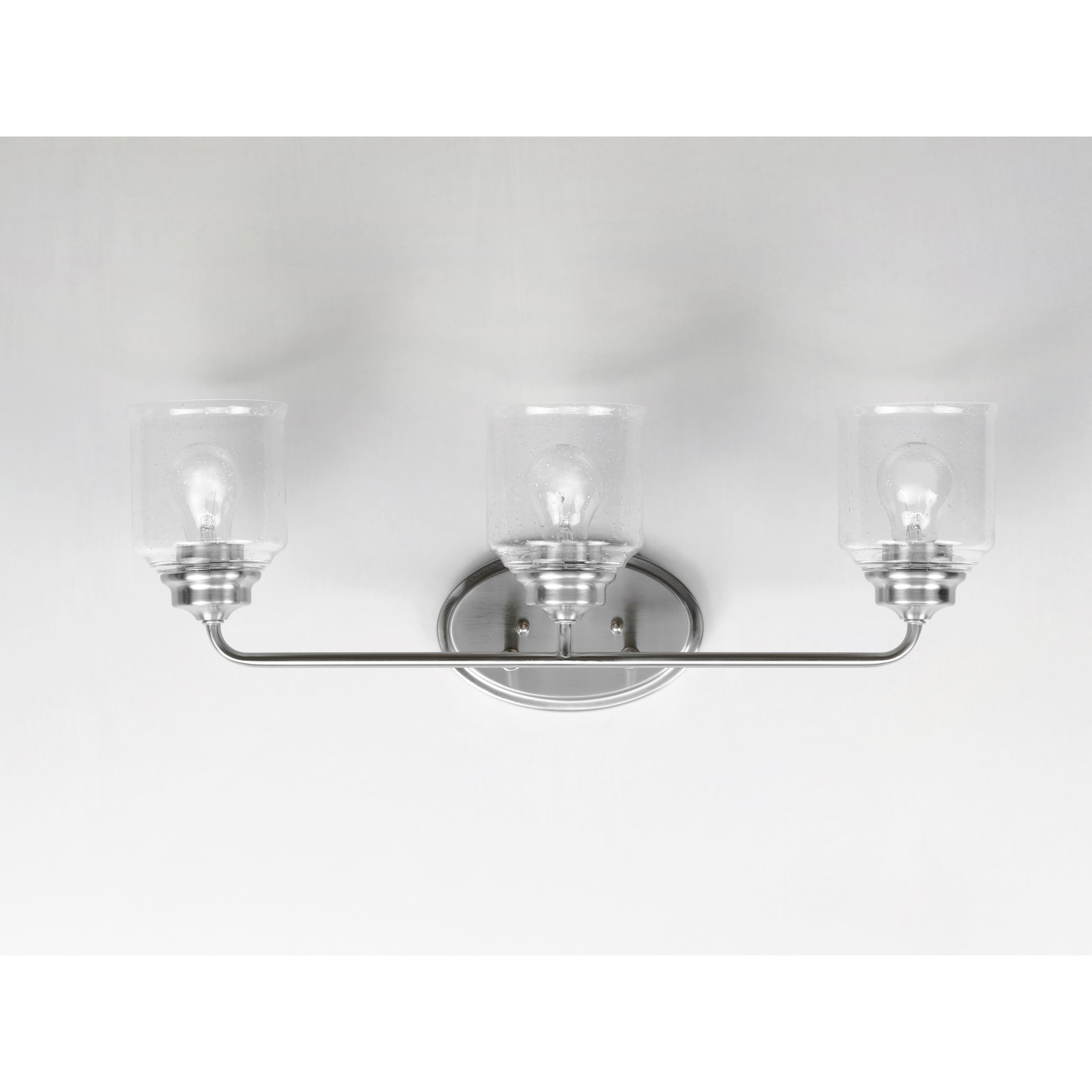 Acadia 3 Light 25 inch Satin Nickel Vanity Light Wall Light