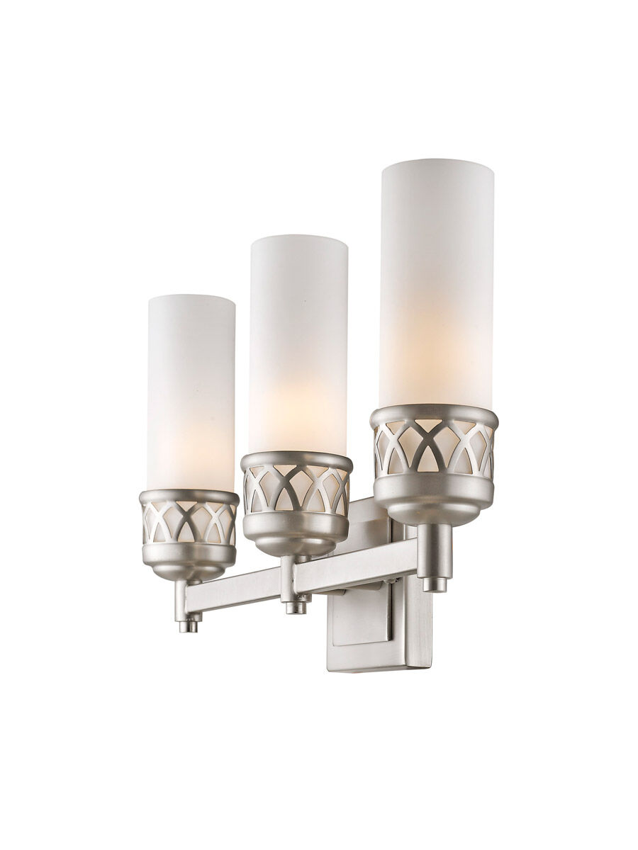 Westfield 3 Light 17.5 inch Brushed Nickel Bath Vanity Wall Light