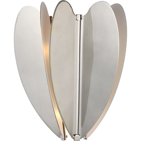 kate spade new york Danes Sconce Wall Light in Polished Nickel, Small