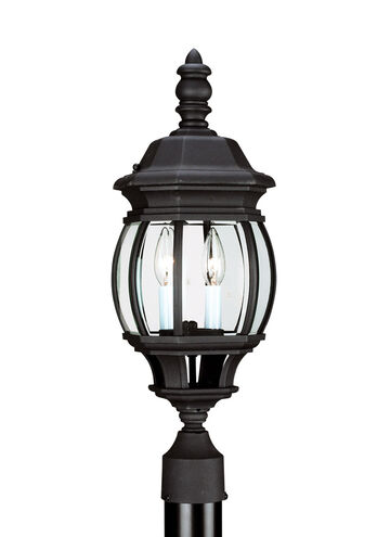 Wynfield 2 Light 23 inch Black Outdoor Post Lantern