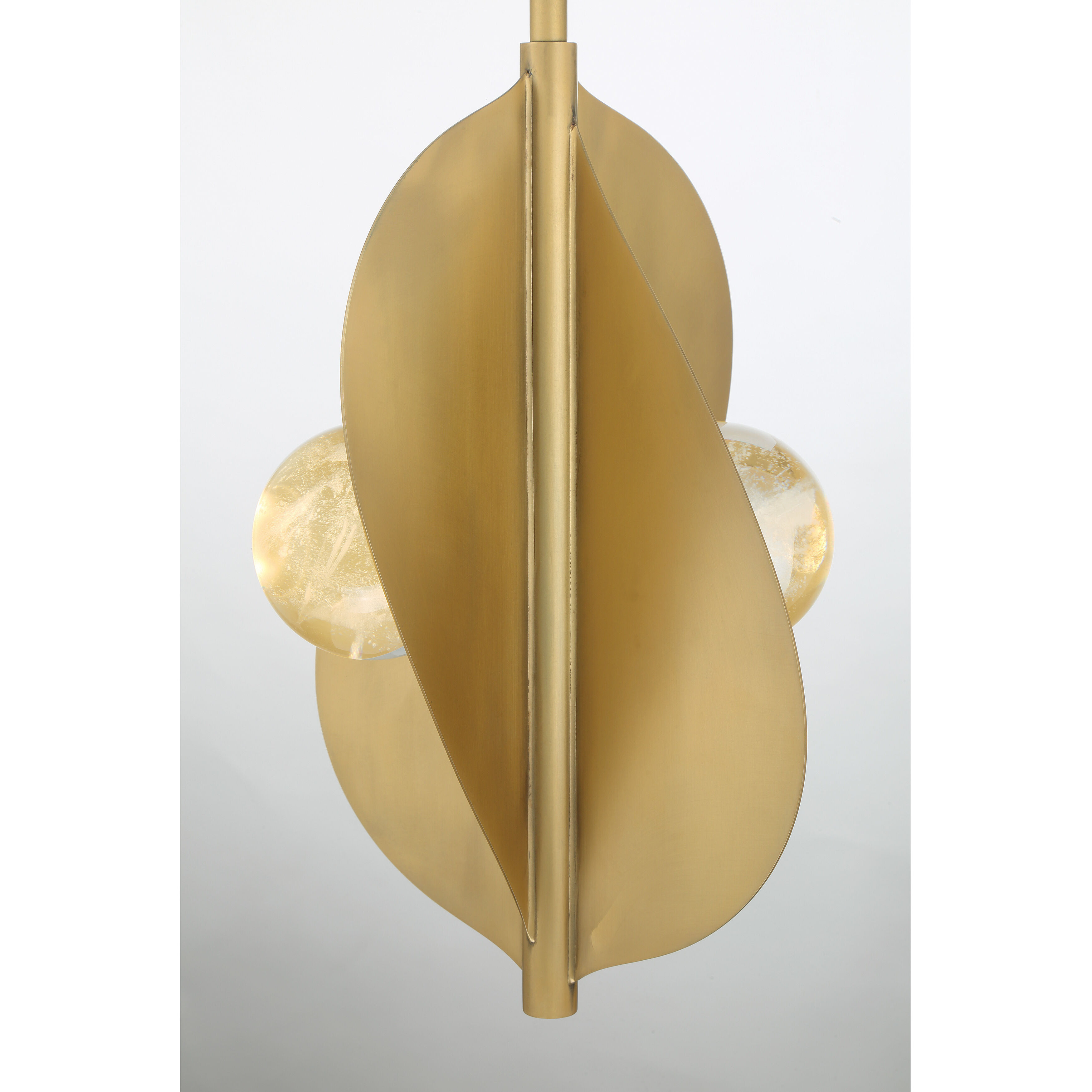 Pod LED 8.25 inch Legacy Brass Pendant Ceiling Light