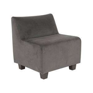 Pod Bella Pewter Chair Replacement Slipcover, Chair Not Included