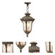 Oxford 1 Light 9.5 inch Hand Applied Imperial Bronze Medium Outdoor Pendant Lantern