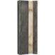 Anne-Marie Barton Austera Sconce Wall Light in Mottled Pewter