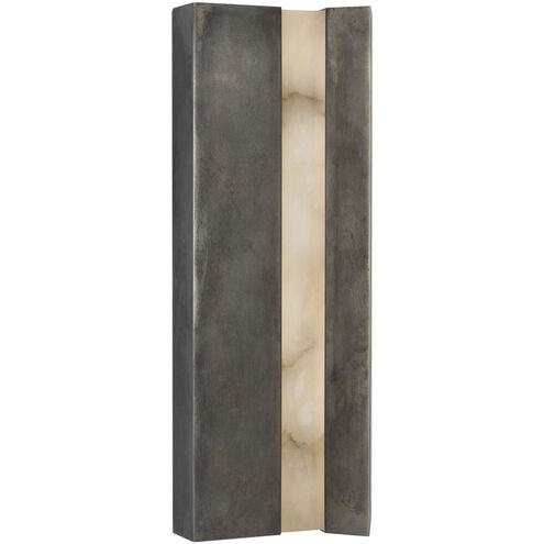 Anne-Marie Barton Austera Sconce Wall Light in Mottled Pewter