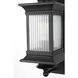 Collins 1 Light 18.5 inch Black Outdoor Wall Sconce