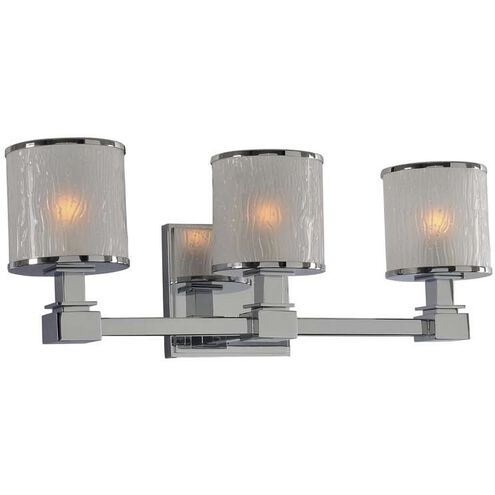 Destin LED 19 inch Chrome Bath Vanity Wall Light