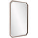 Rectangle 36 X 24 inch Champagne Silver Wall Mirror