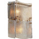 Laurent 2 Light 8.27 inch Antique Brass and Handmade Glass Wall Lamp Wall Light