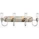 Uptown Edison 4 Light 29.25 inch Plated Pewter Bath Light Wall Light