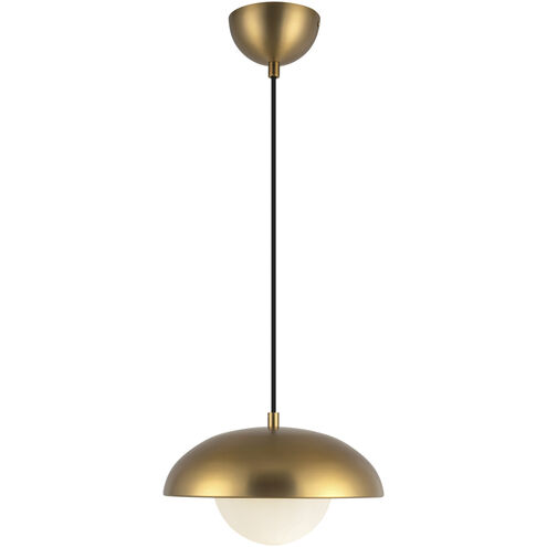 Alora Mood Rubio 1 Light 10.88 inch Aged Gold Pendant Ceiling Light