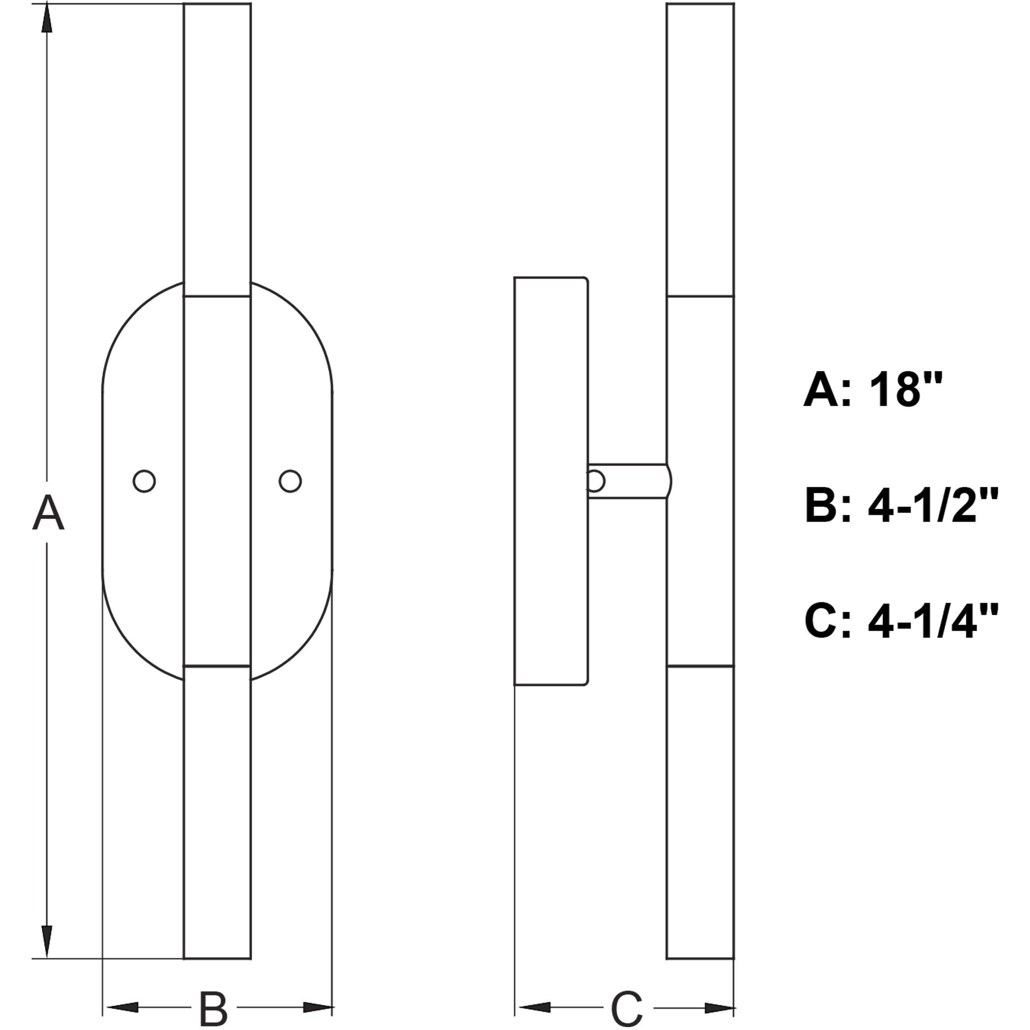 Fulton LED 4.5 inch Chrome Bathroom Light Wall Light