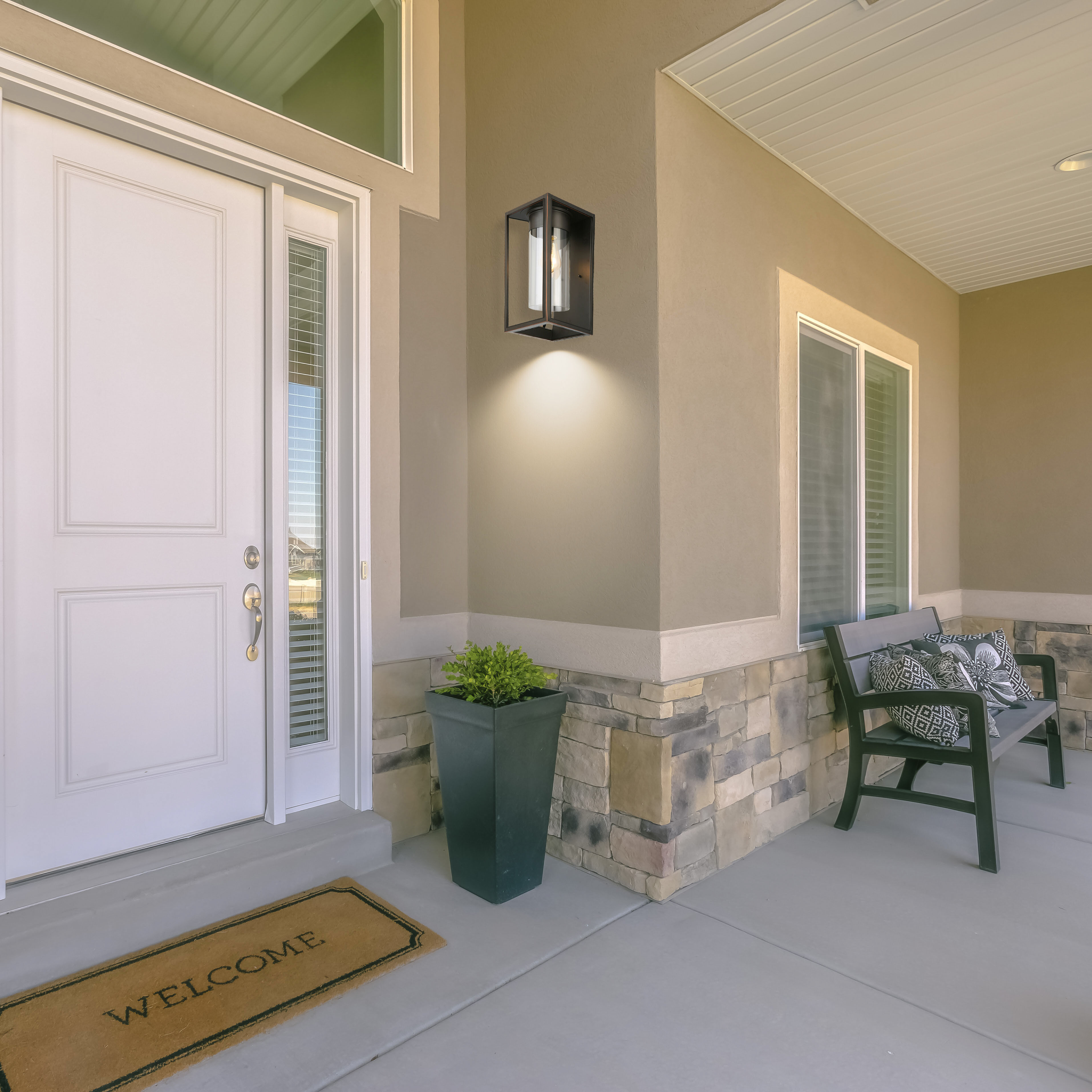 Walker Hill 1 Light 15 inch Oil Rubbed Bronze Outdoor Wall Light