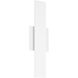 Jacks LED 22 inch Textured White Exterior Wall Sconce