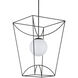 Rochefort 1 Light 21 inch Black Indoor/Outdoor Lantern Pendant Ceiling Light