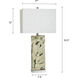 Bali Cream 33.5 inch 100 watt Bali Cream and White Table Lamp Portable Light