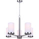 Britton 5 Light 21 inch Brushed Nickel Chain Chandelier Ceiling Light