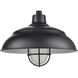 R-Series Satin Black 17 inch Outdoor Warehouse Shade
