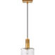 Thomas O'Brien Iris 1 Light 7.5 inch Hand-Rubbed Antique Brass Pendant Ceiling Light