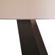 Obelisk 29 inch 100 watt Chestnut Table Lamp Portable Light