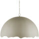 Tamago 1 Light 35.25 inch Smoky Olive and Contemporary Gold Pendant Ceiling Light, Hiroshi Koshitaka Collection