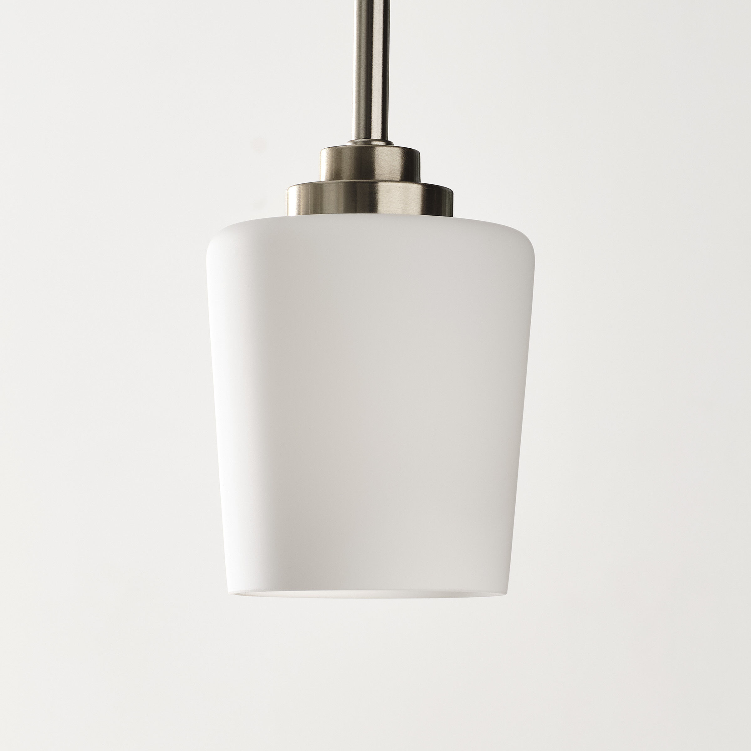 Windom 1 Light 4.25 inch Brushed Nickel Pendant Ceiling Light
