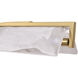 Mingle 2 Light 25.5 inch Satin Brass Bath Light Wall Light