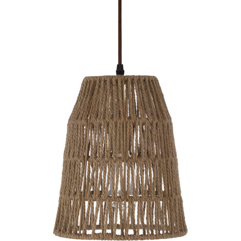 Manning 1 Light 9 inch Natural Pendant Ceiling Light