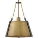 Cartwright 1 Light 11.5 inch Rustic Brass with Oil Rubbed Bronze Indoor Pendant Ceiling Light